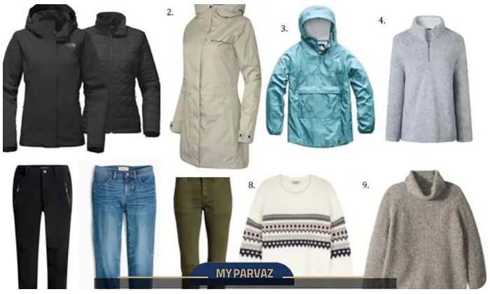 Suitable clothing for cold winter weather